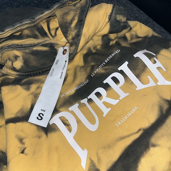 PURPLE BRAND TRADEMARK HOODIE - Picture 1 of 6